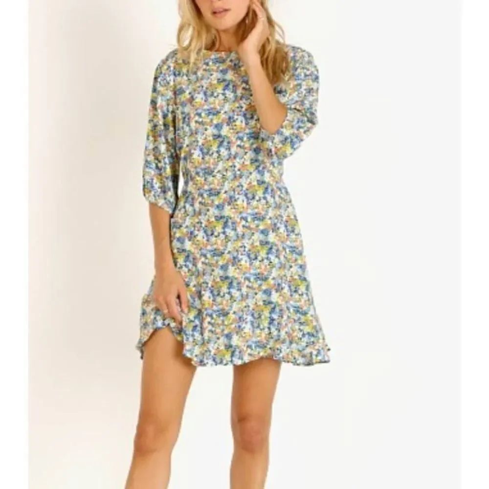 NWT Faithfull the Brand Jeanette Dress Vionette Print sz 4
